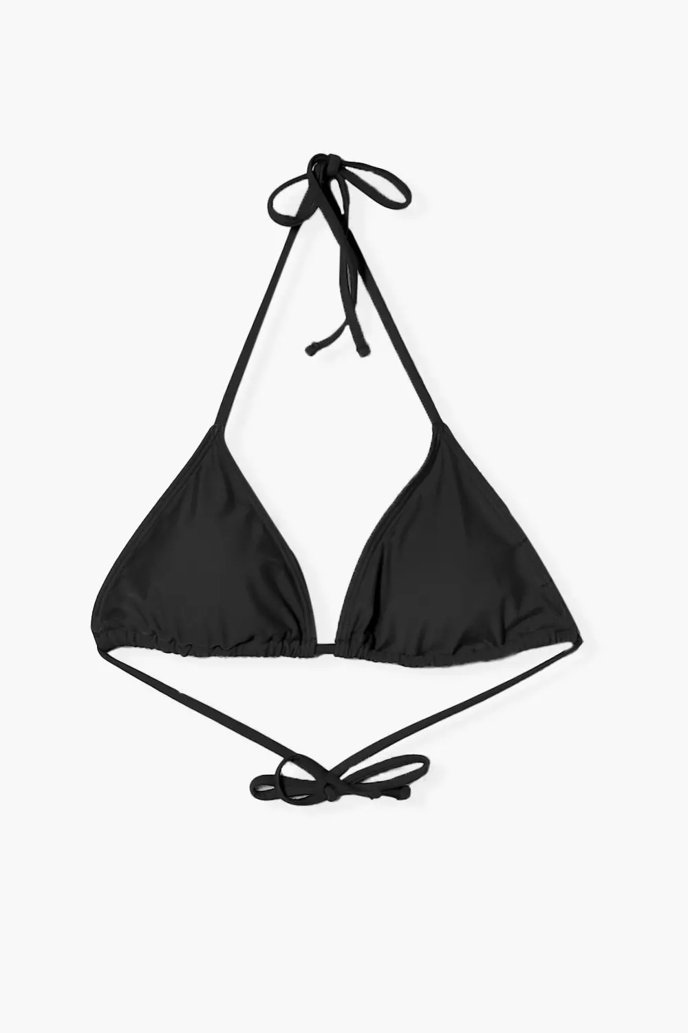 Black Essentials Padded Triangle Bikini Top alternative image