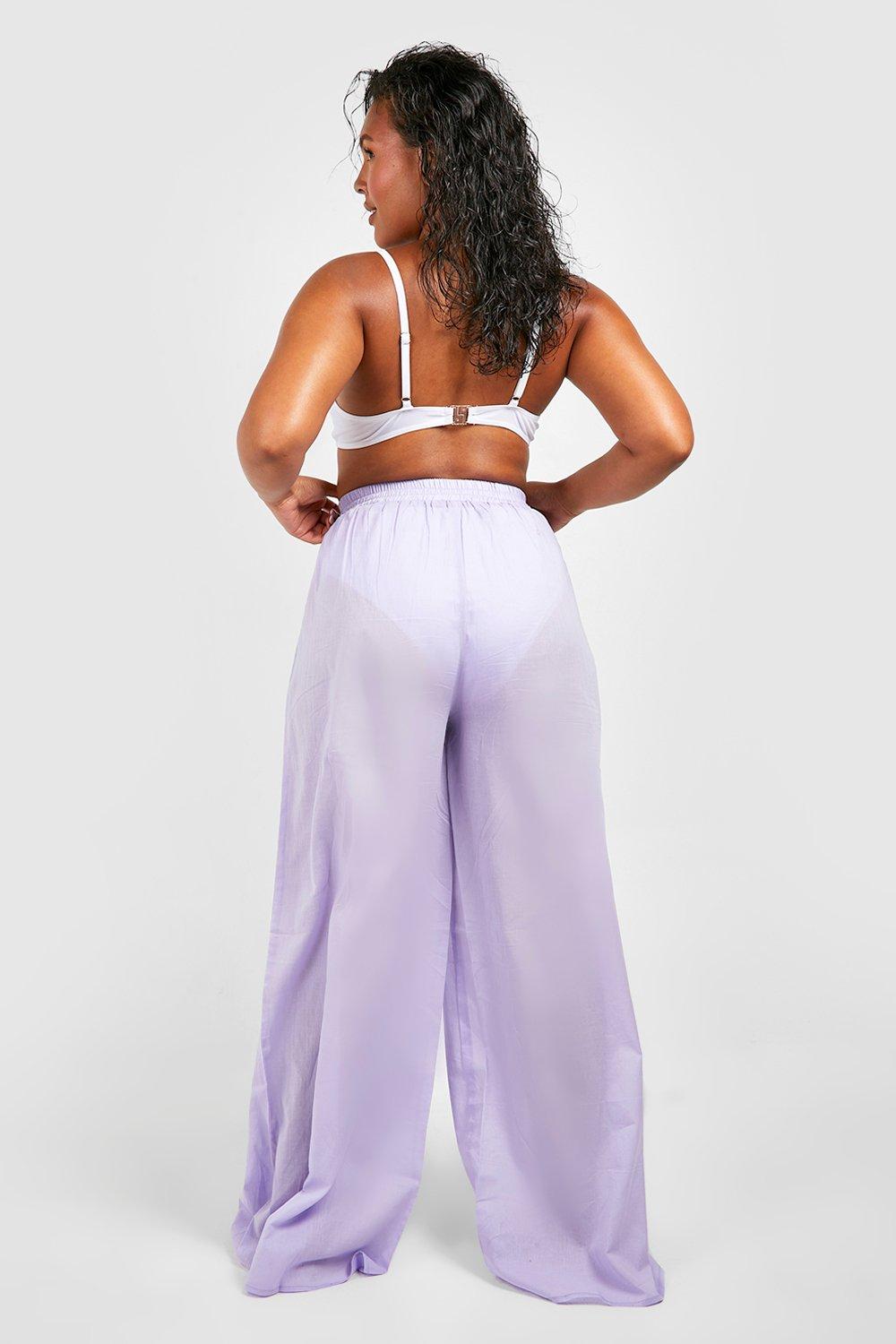 Plus size best sale beach trousers