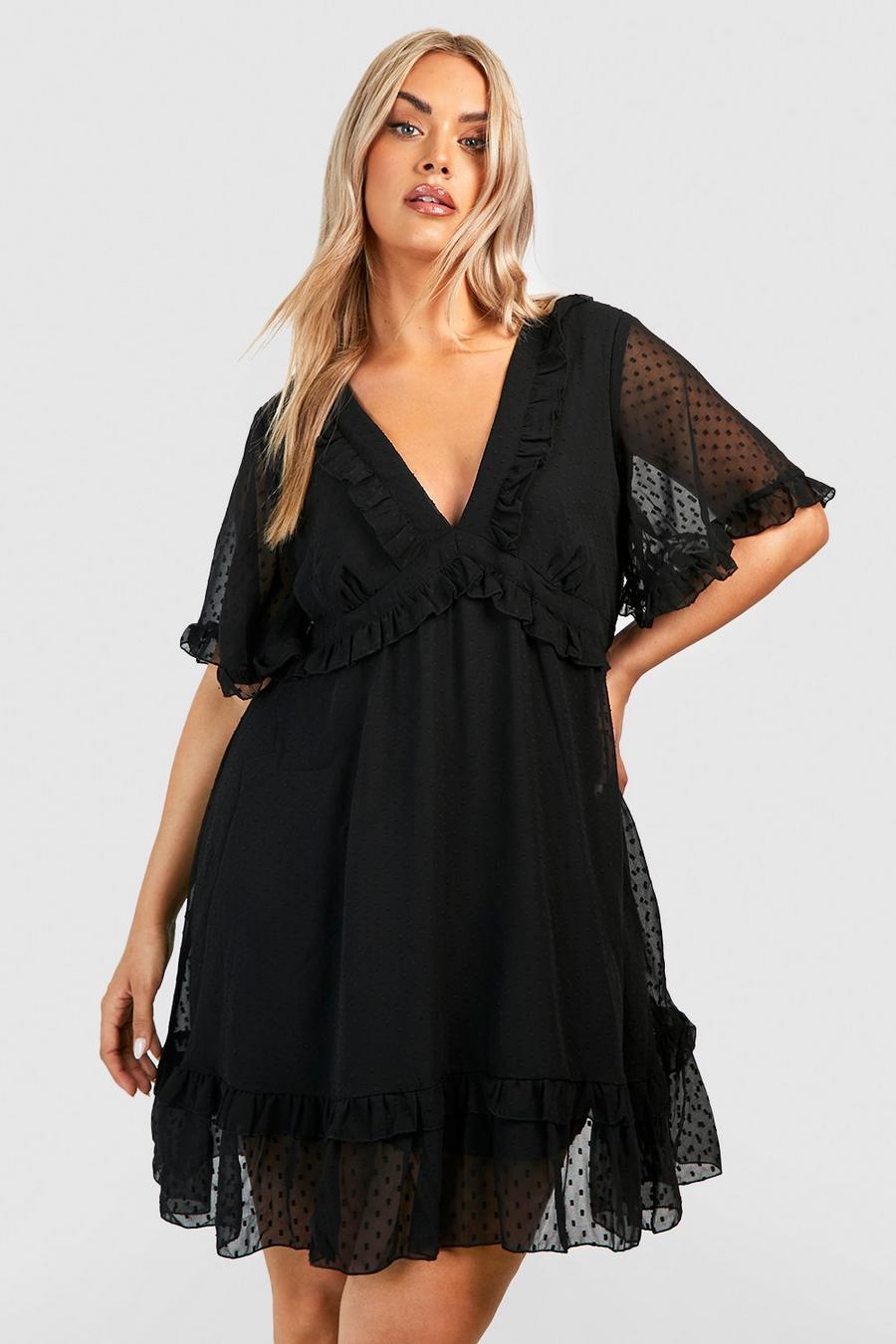 Black Sequin & Mesh Strappy Maxi Dress