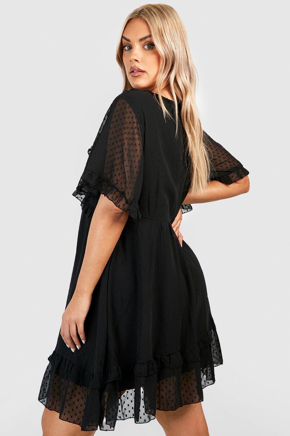 Angel sleeve shop skater dress