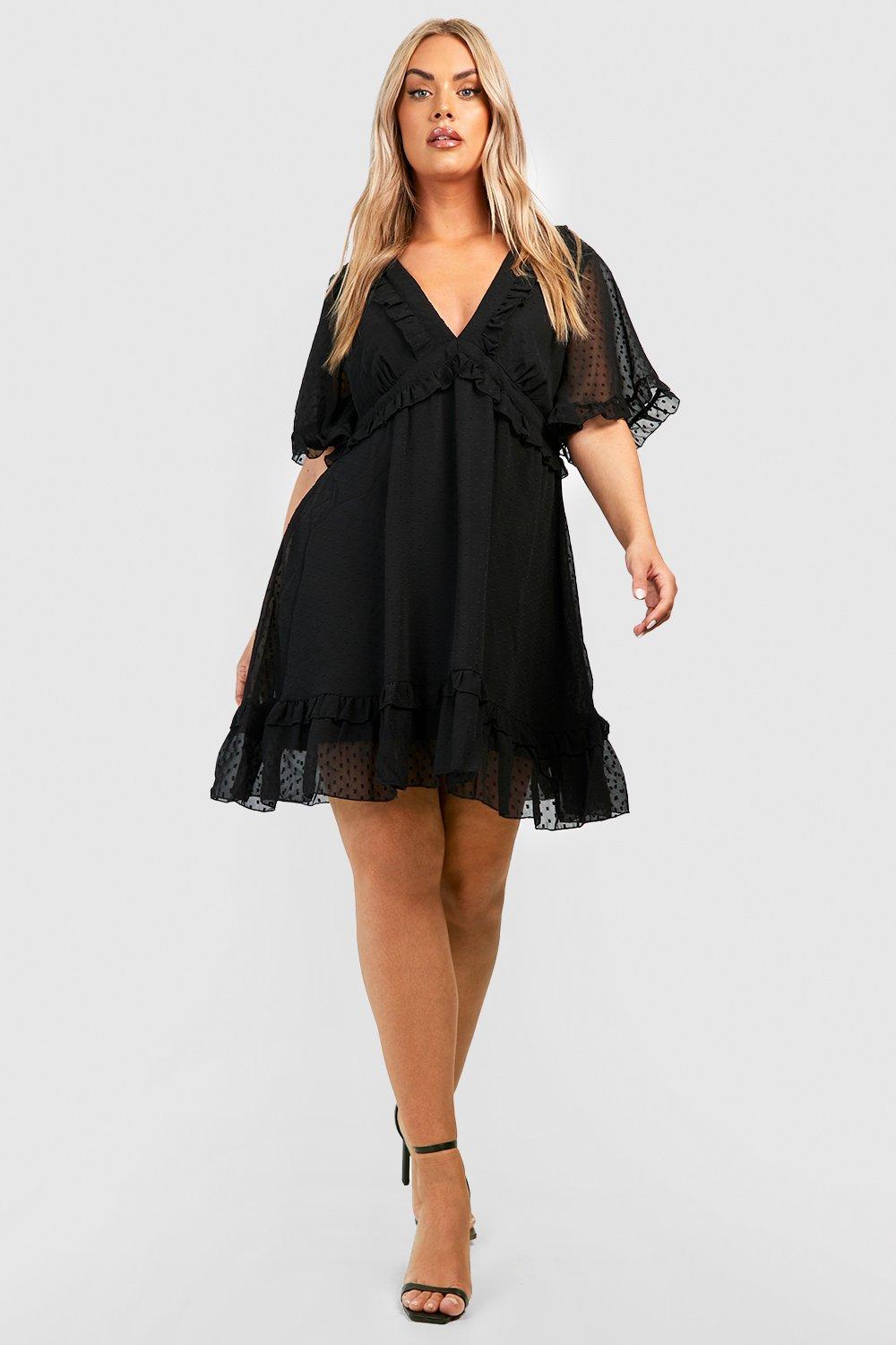 Mesh sleeve outlet skater dress