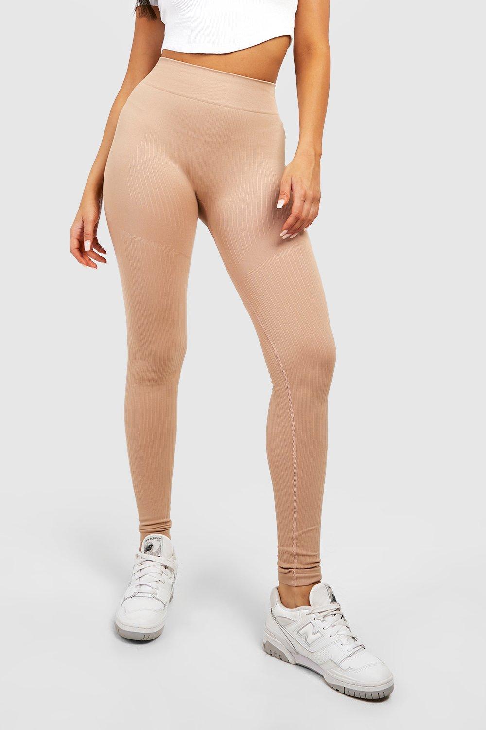 Seamless Leggings in Beige