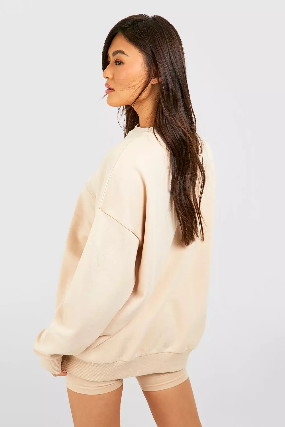 Stone Dsgn Studio Oversized Sweater And Cycling Short Set  alternative image