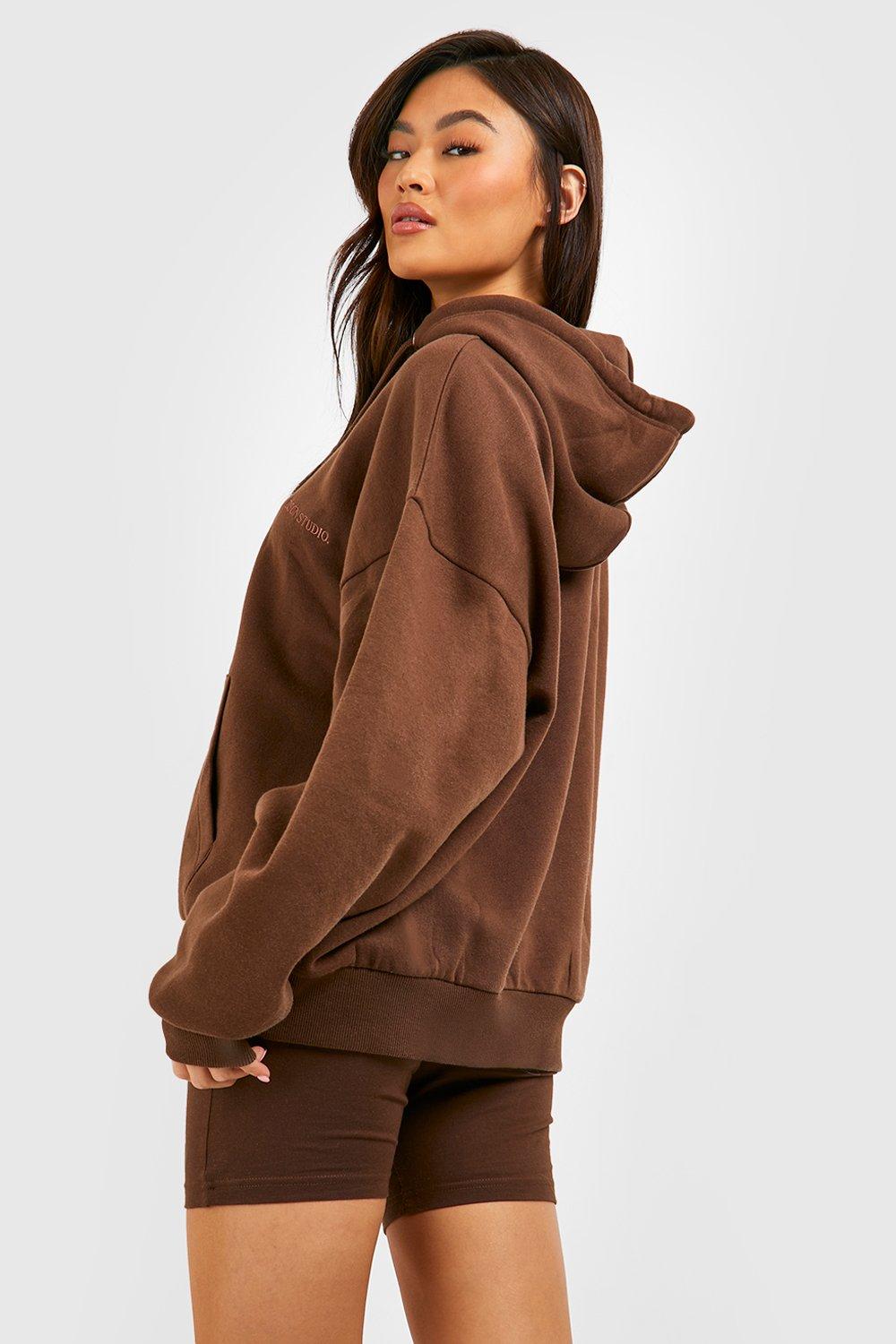 Oversized Hoodie And Biker Short Set | boohoo USA