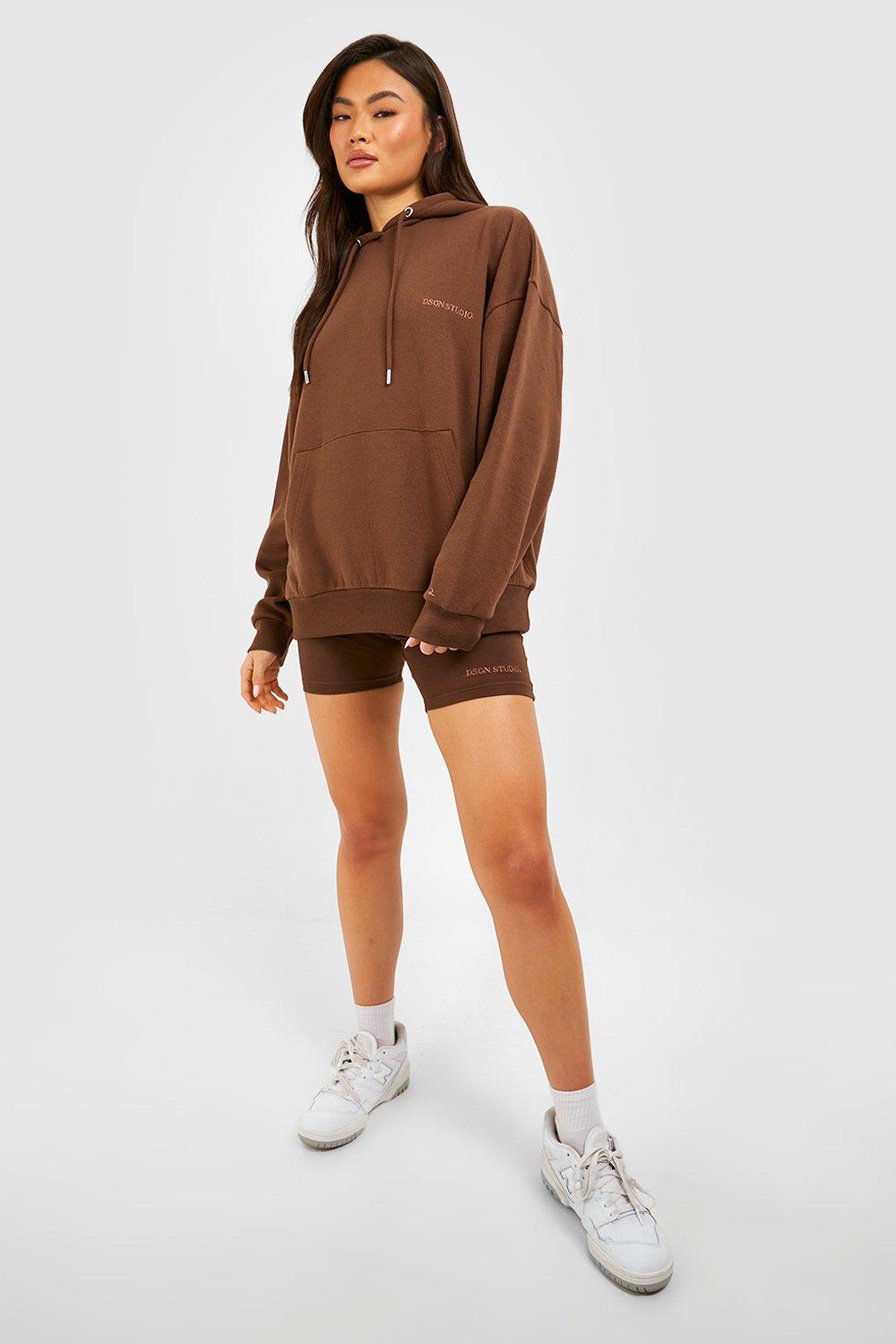 Biker best sale shorts hoodie