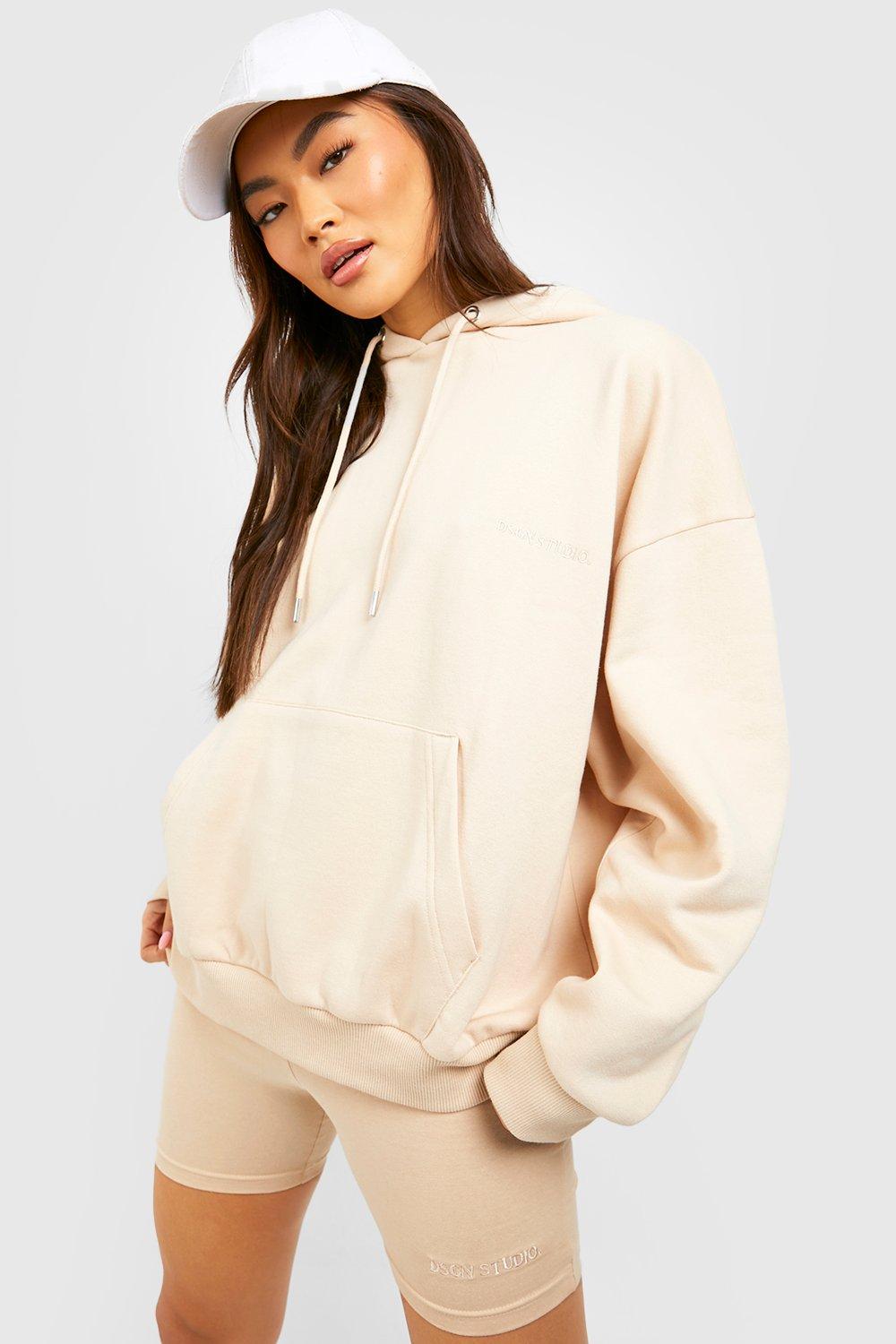 Hoodie with shirt over hot sale