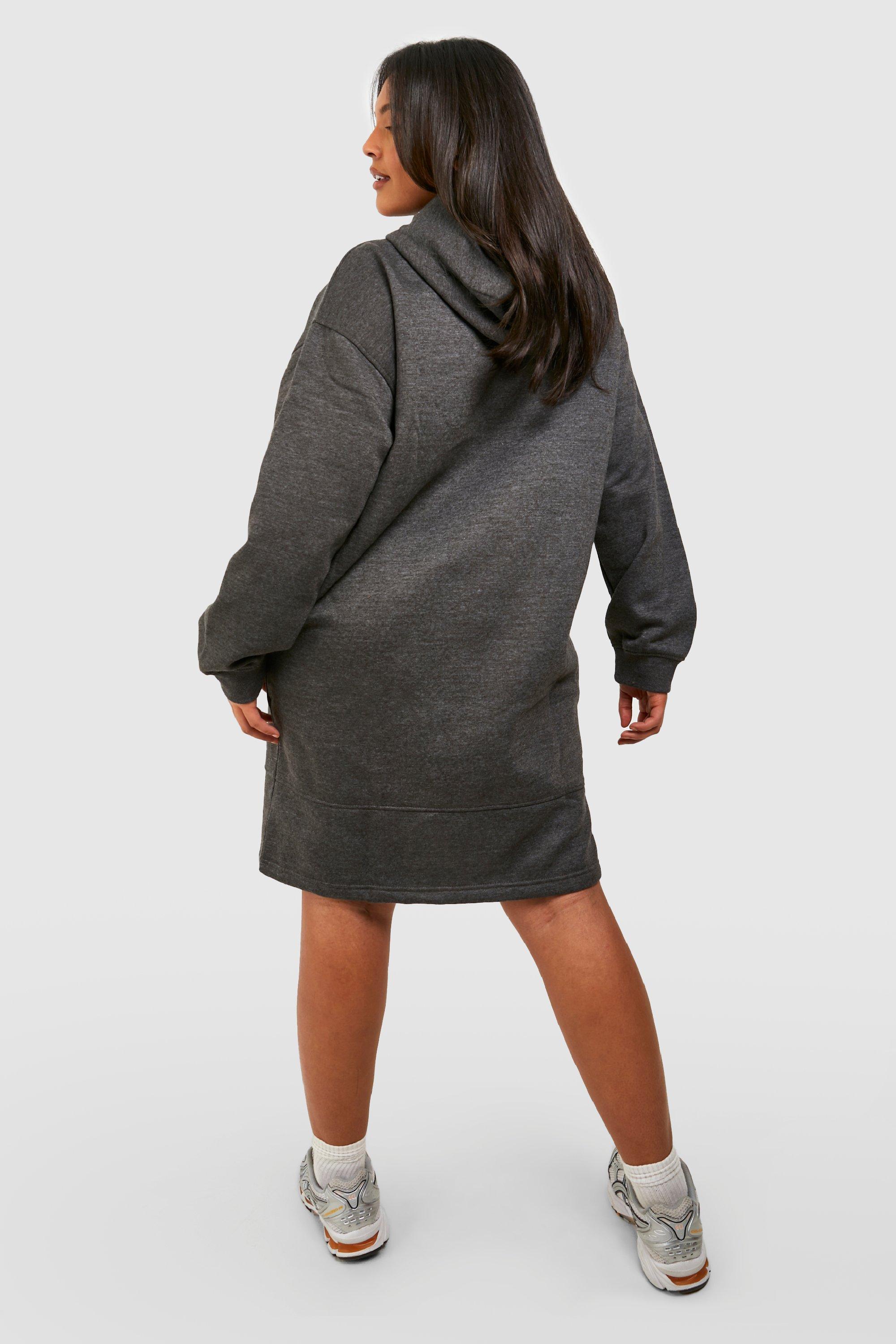 Robe sweat capuche oversize top