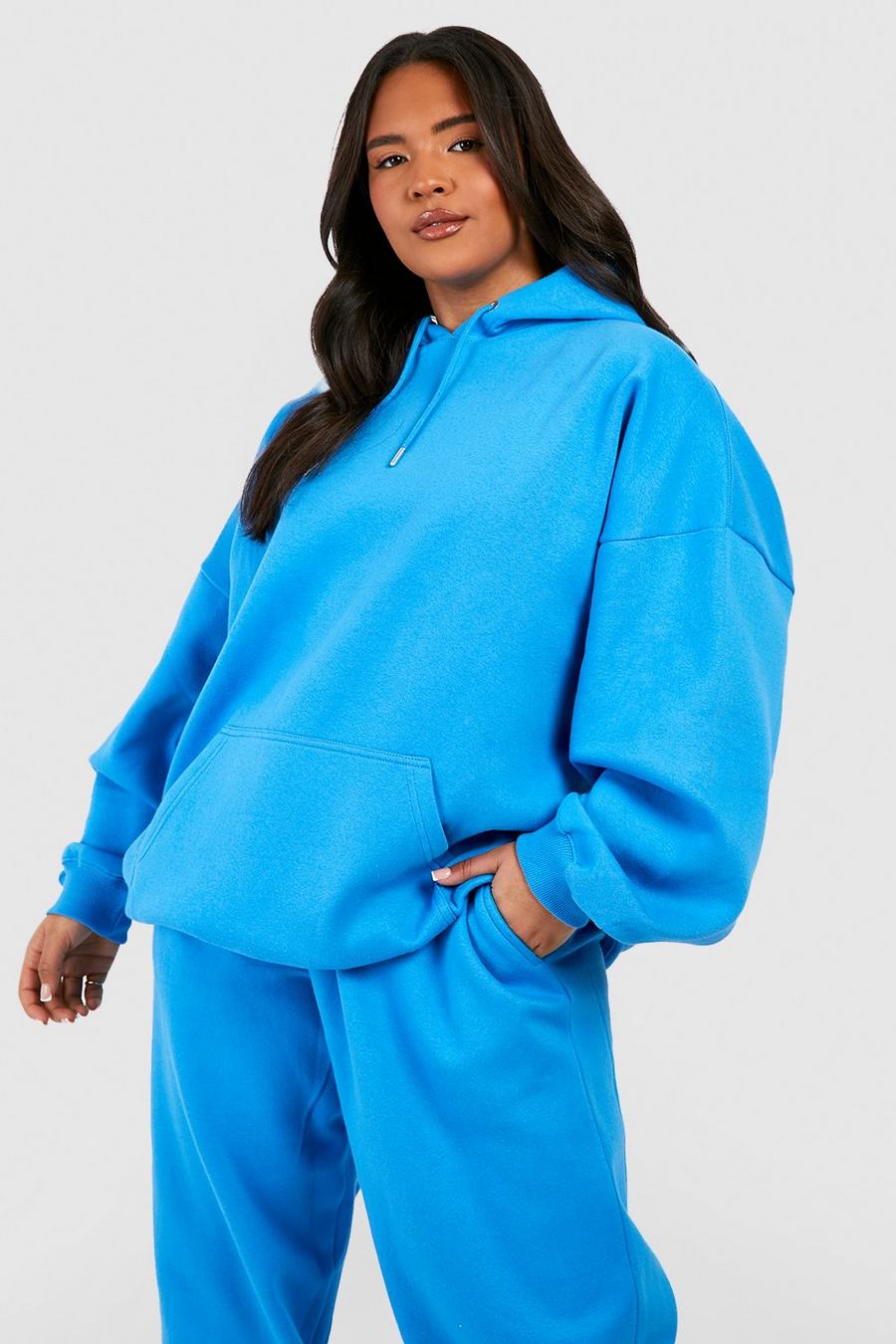 Blue Plus Oversize hoodie image number 1