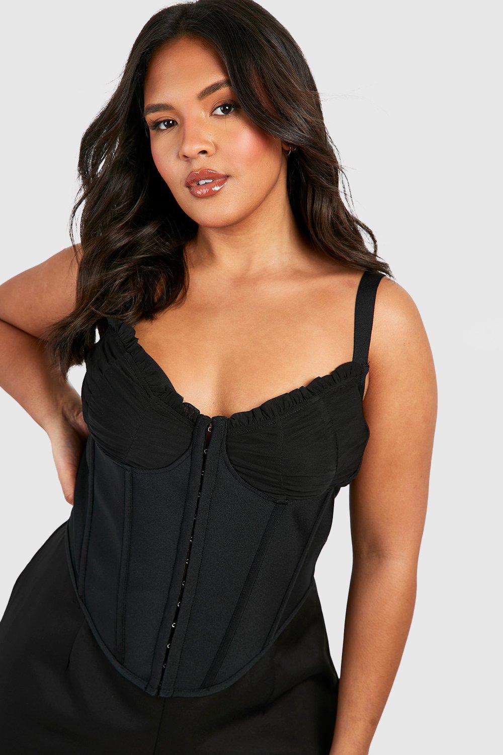 Ruched Cup Bandage Corset Top