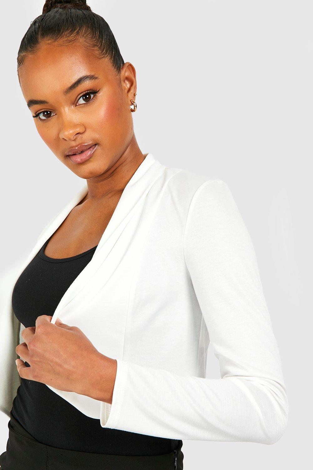 Boohoo top cropped blazer