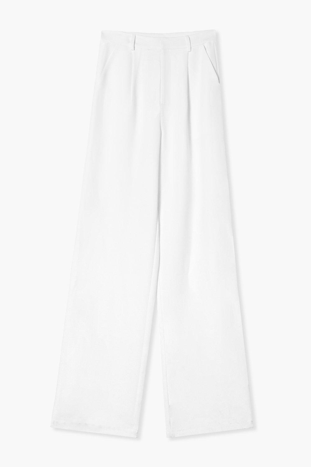 Boohoo Sally Slinky Wide Leg High Waisted Trousers, $26, BooHoo