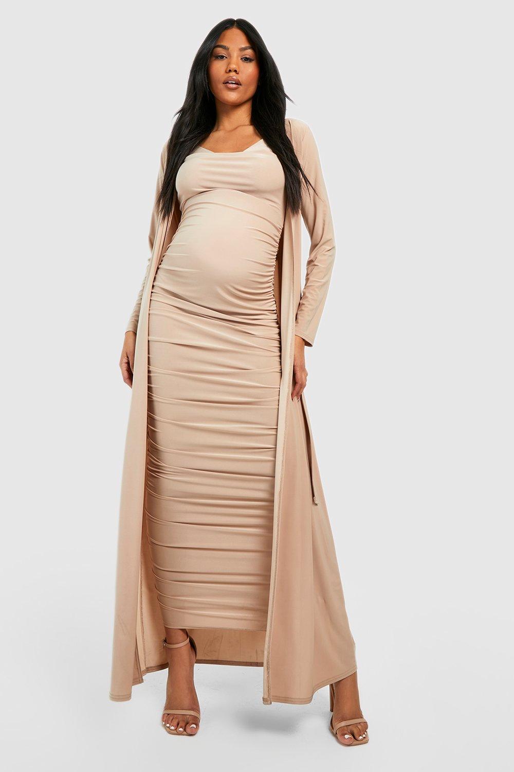 Boohoo, Dresses, Boohoo Maternity Cowl Dress