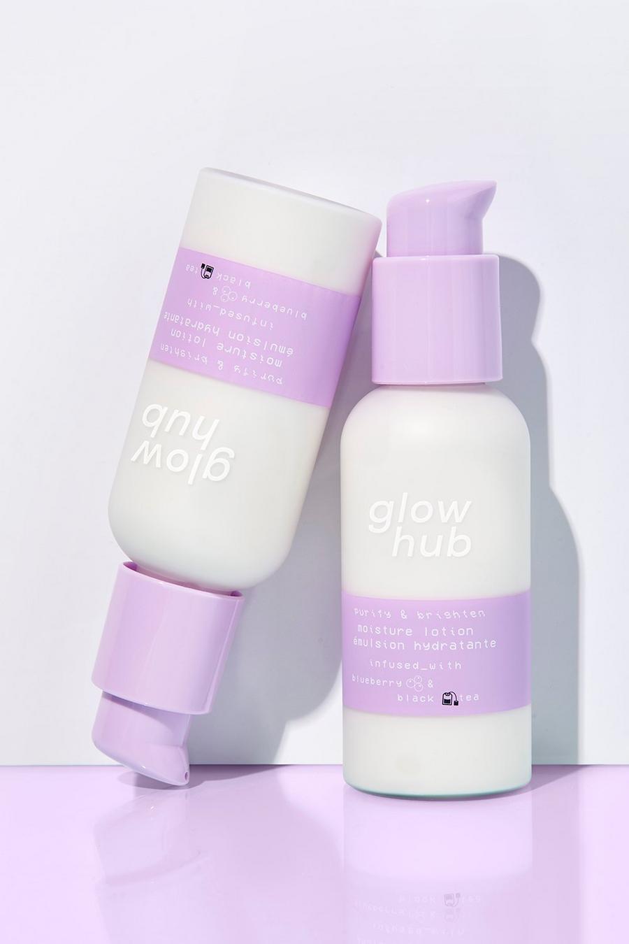 Glow Hub purify & brighten moisture lotion, Purple violet