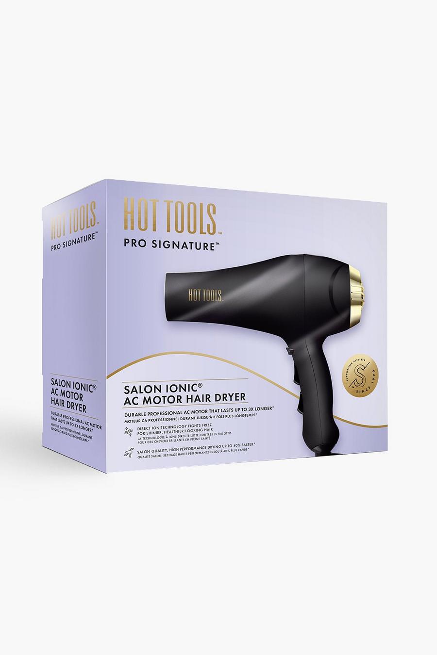 Black Hot Tools Signature Series Ionic Ac Motor Hair Dryer image number 1