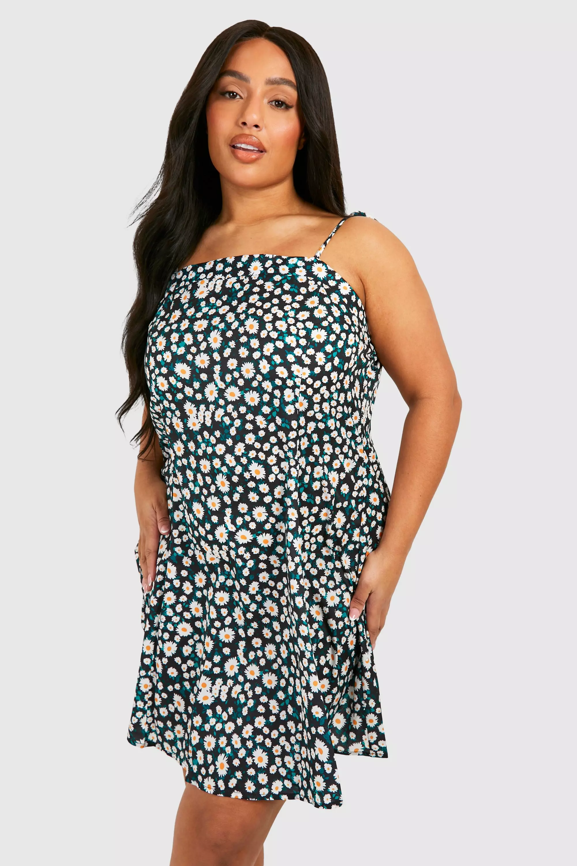 Plus size store sunflower maxi dress