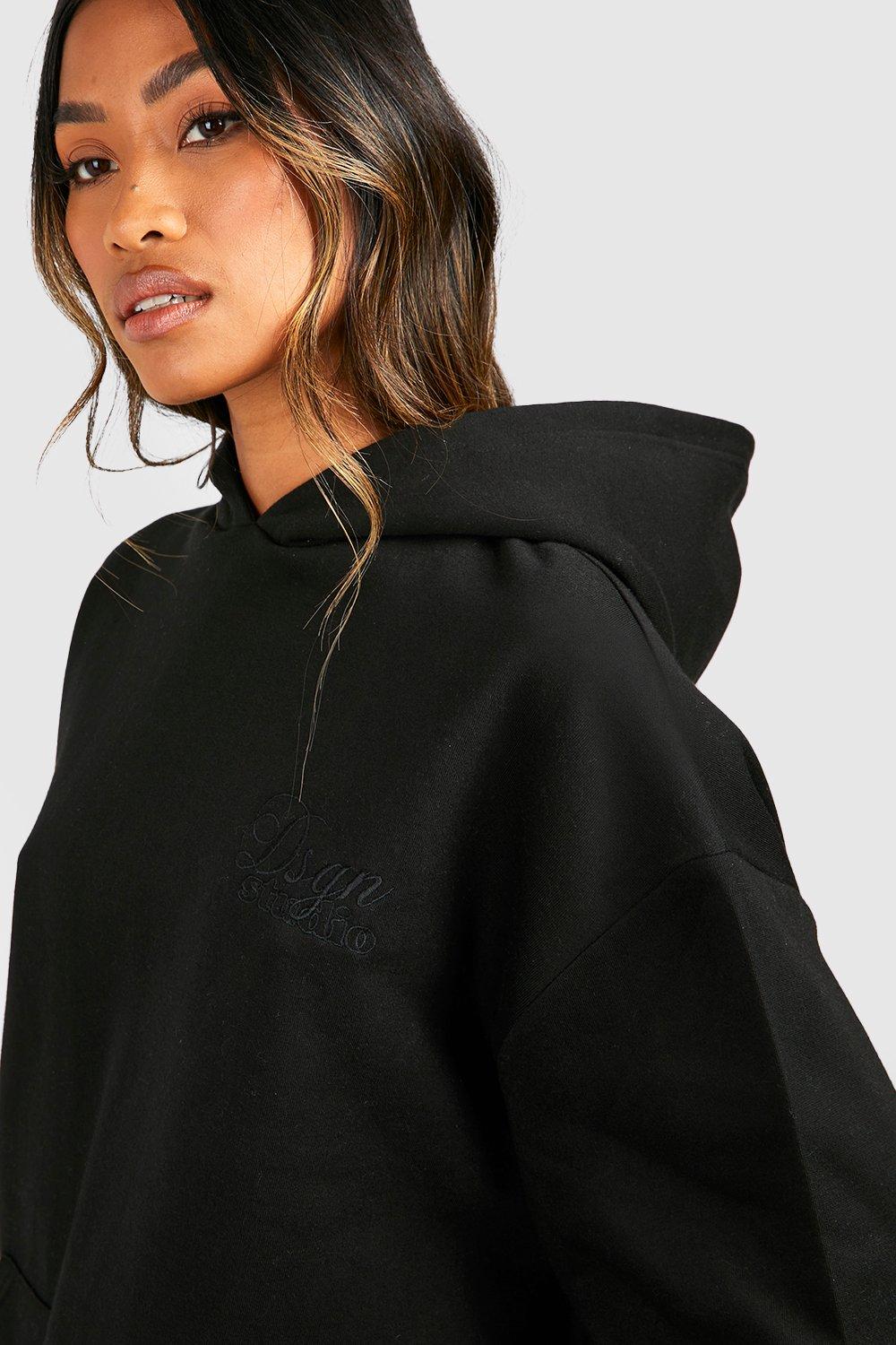 Drawstring clearance hem hoodie