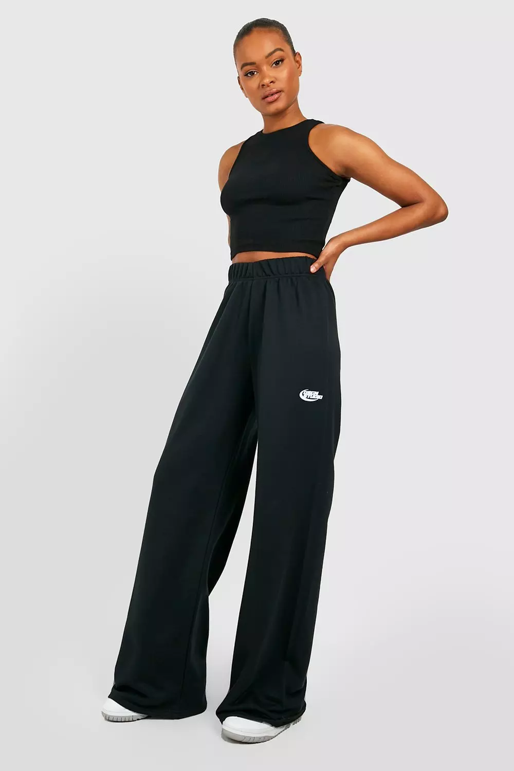 Tall Dsgn Studio Printed Wide Leg Jogger