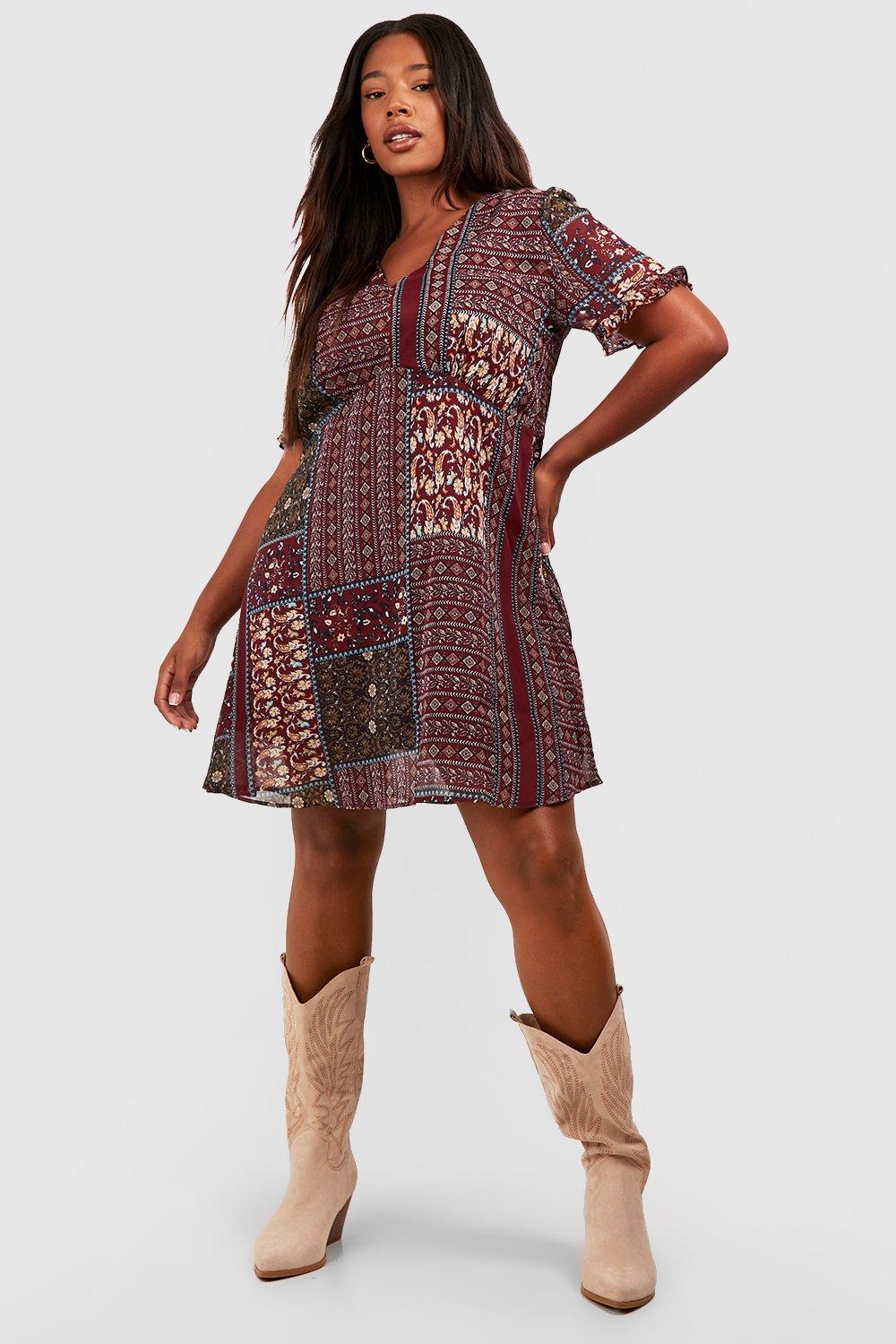 Bohemian smock outlet dress