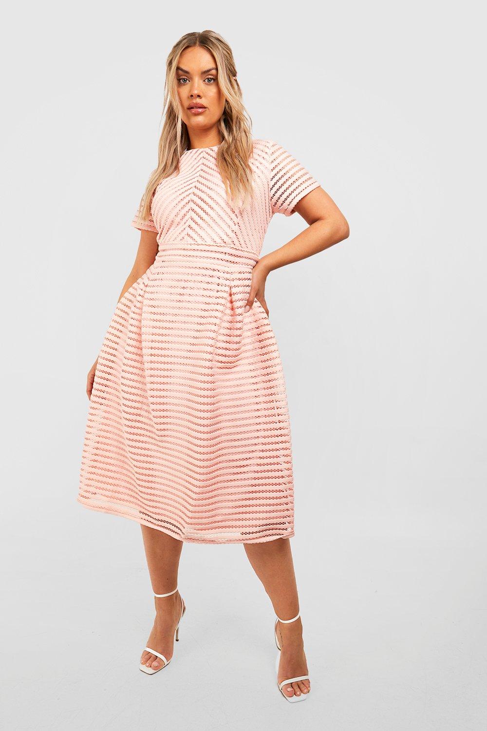 Boohoo boutique full 2025 skirted prom midi dress