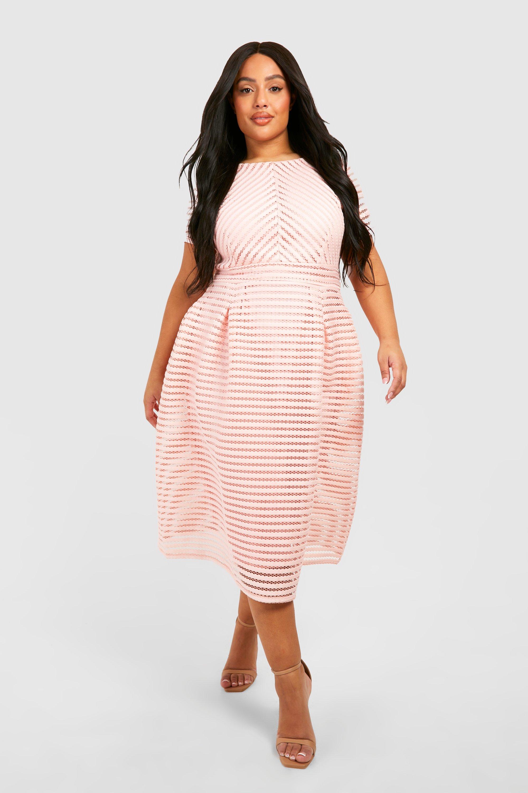 Debs Plus Size Pink Dresses