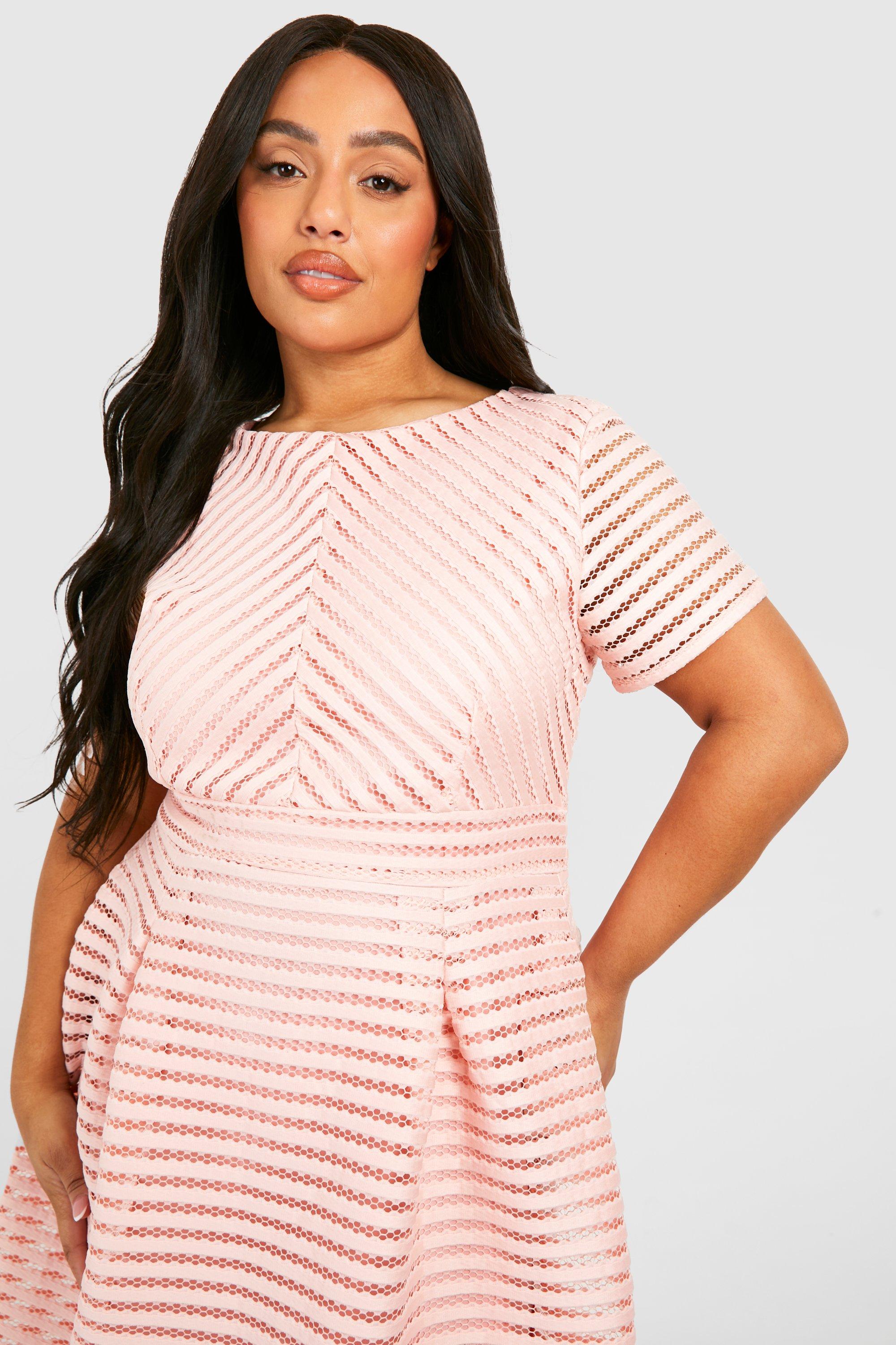 Blush shop dress boohoo