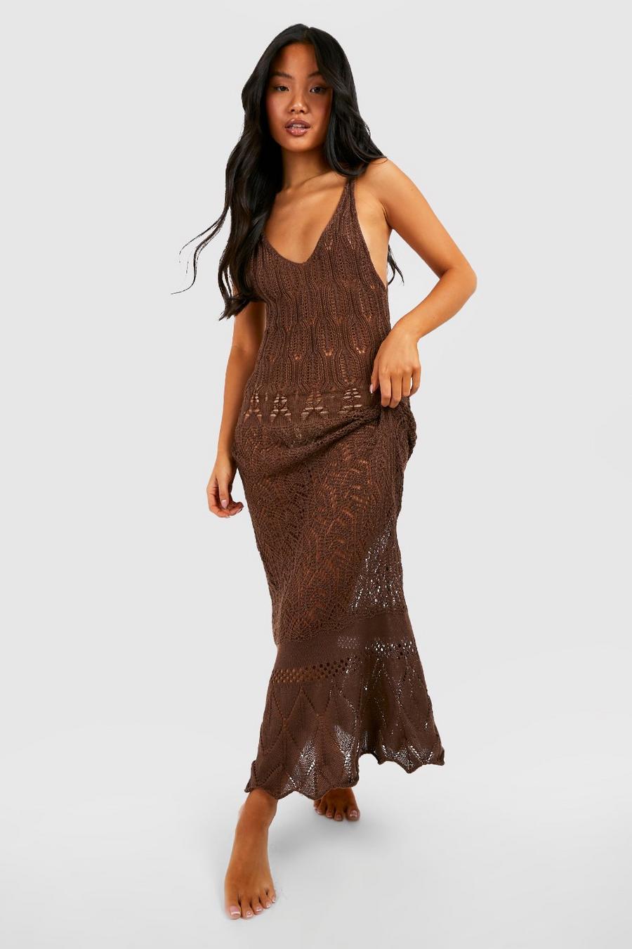 Chocolate brown Wedding Guest Dresses 