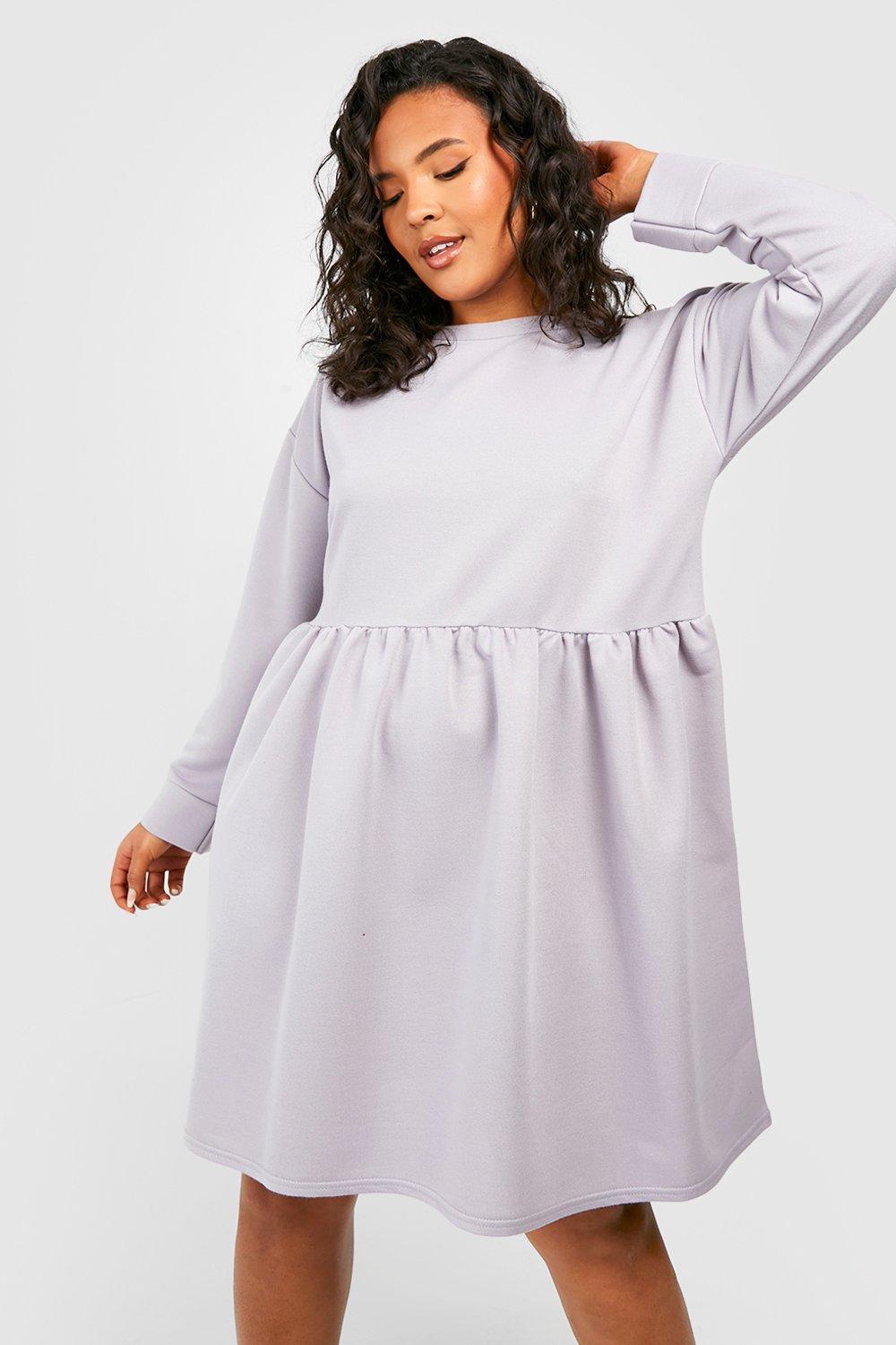 Rokoko oversized smock outlet sweat dress