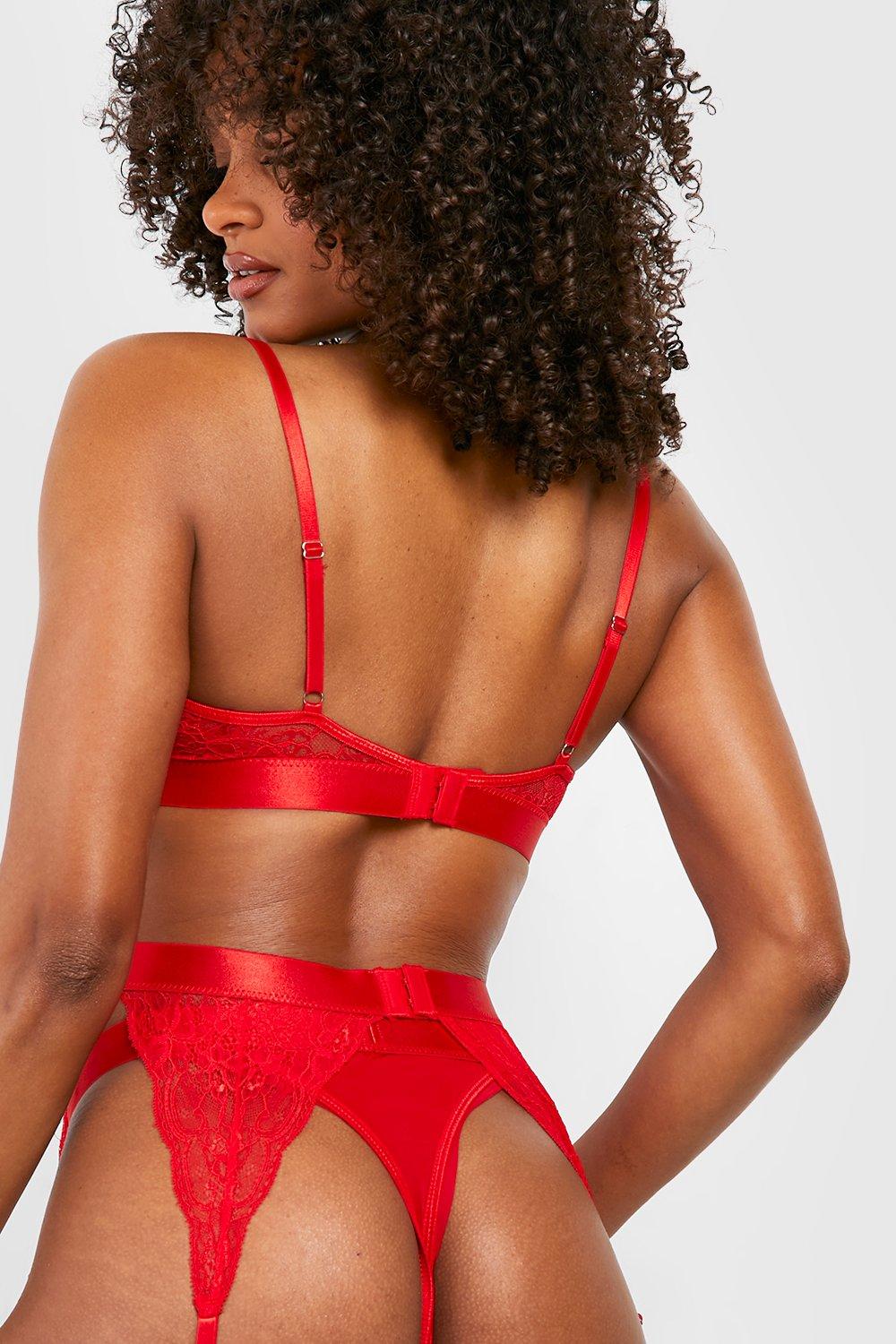 Ensemble de lingerie en dentelle boohoo