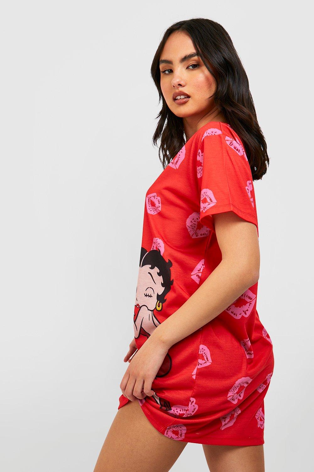 YOURS Plus Size Black Betty Boop Sleep Tee Nightdress