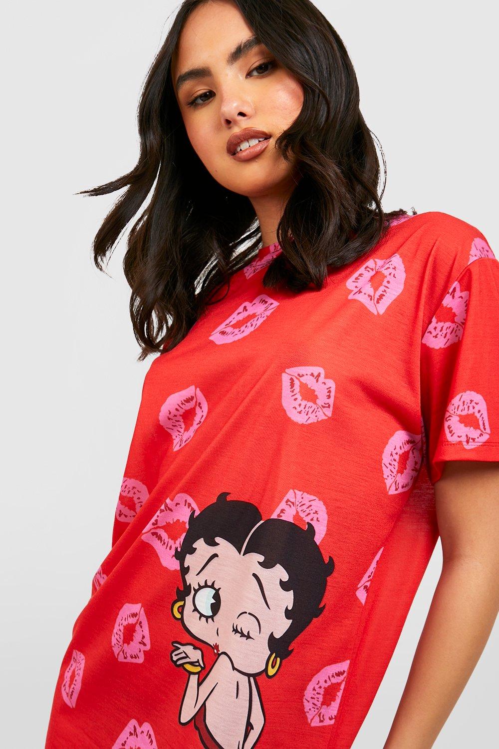 Betty Boop Pyjama Sleep T shirt boohoo NO