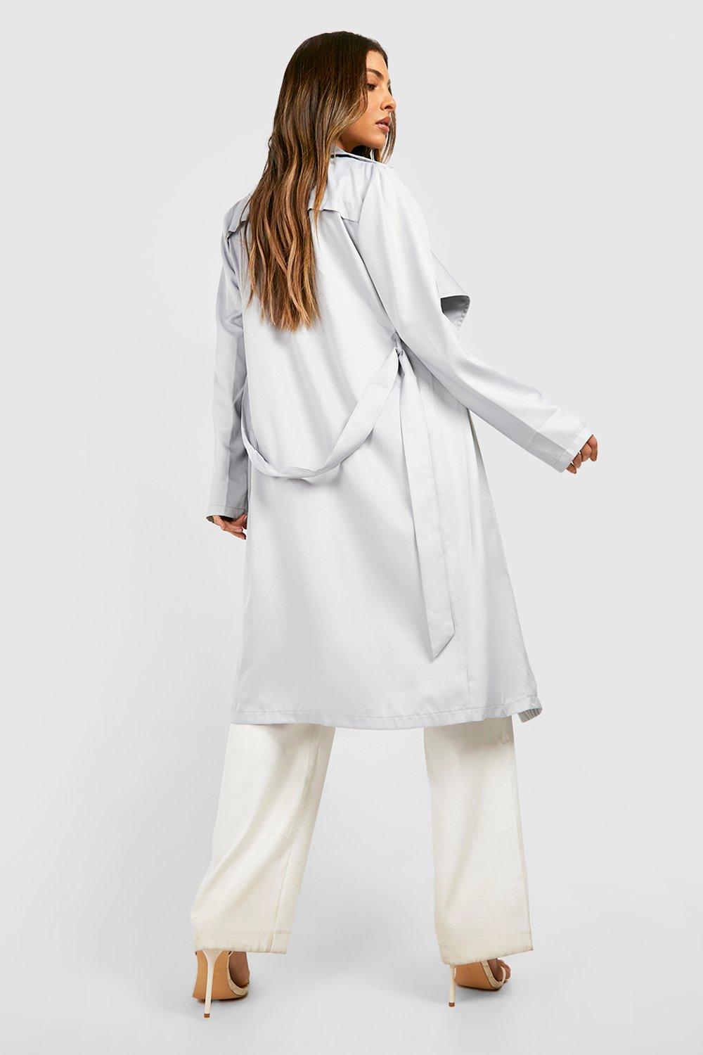 Hooded Oversized Belted Trench Coat