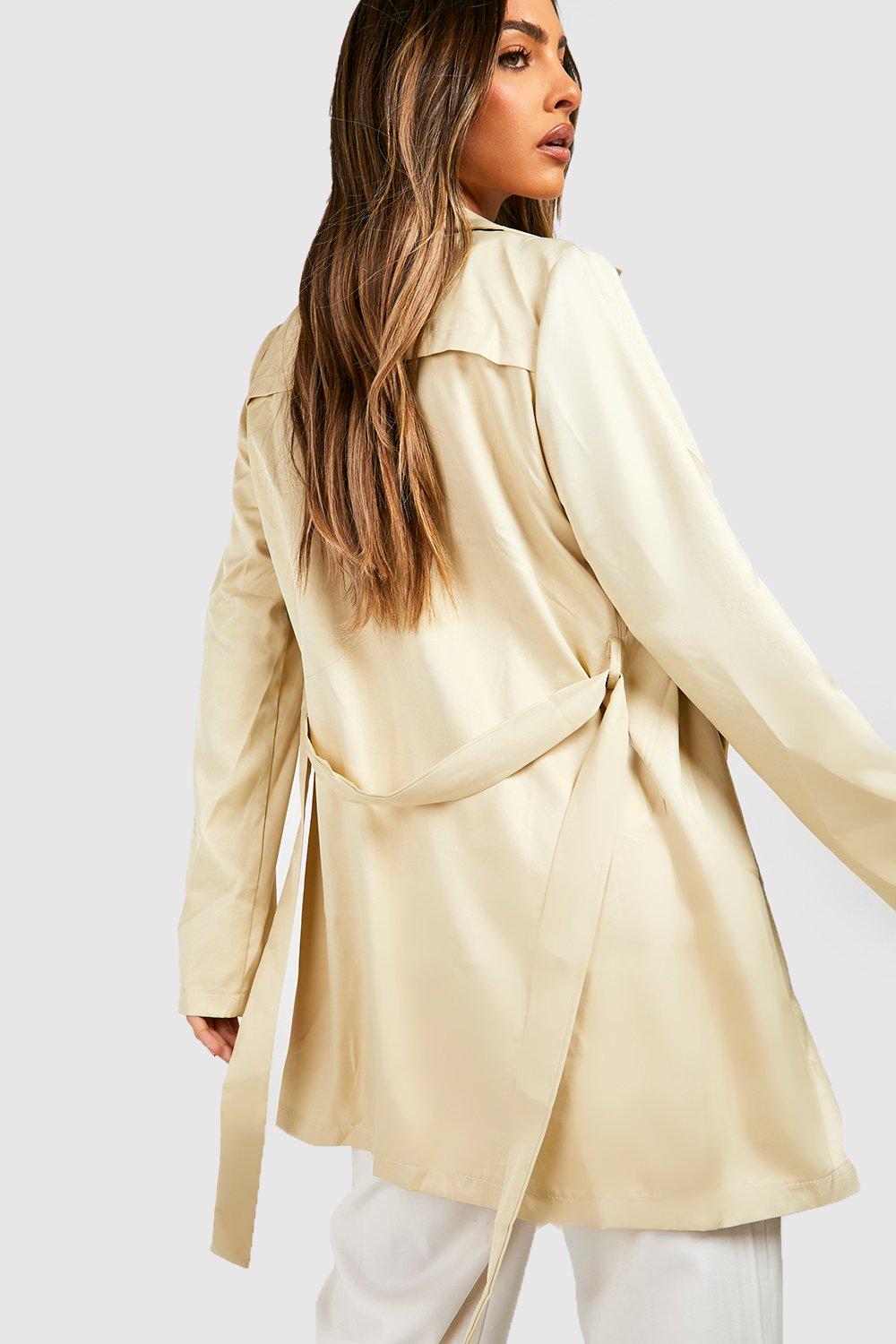 Waterfall trench coats sale