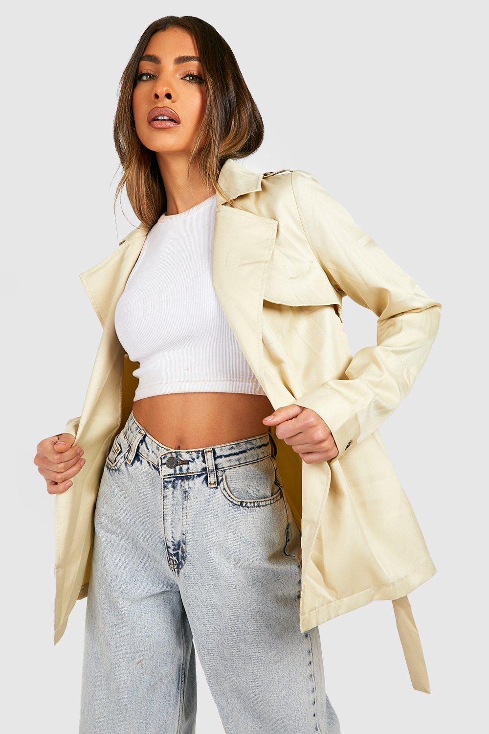 Boohoo cheap trench coat