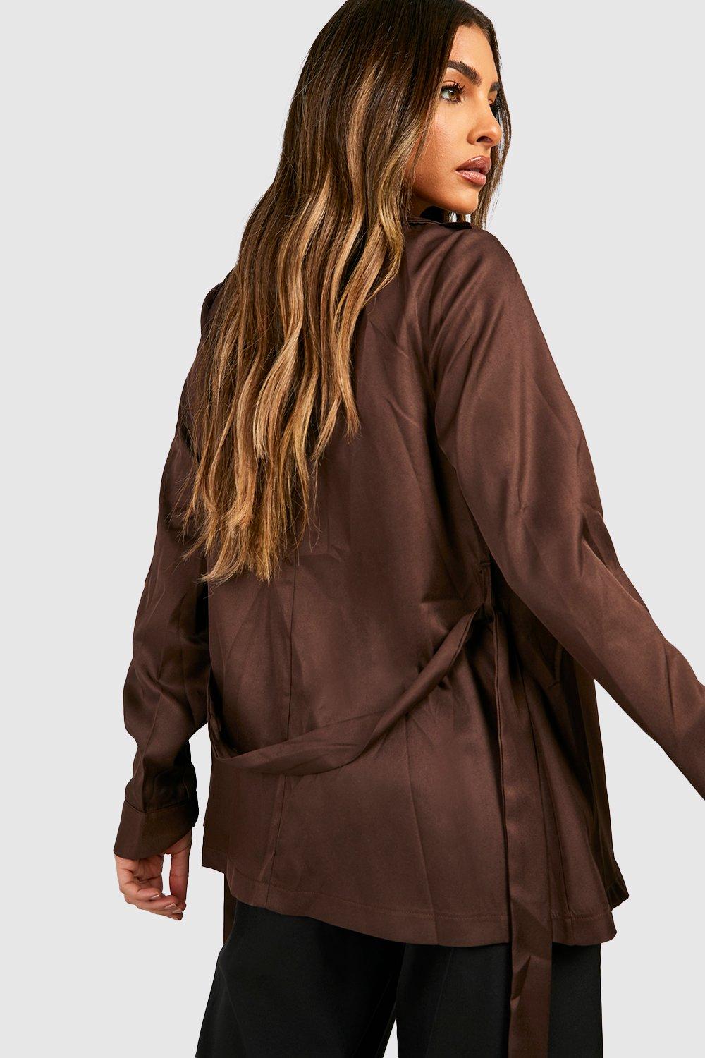 Short Belted Trench Coat | boohoo USA