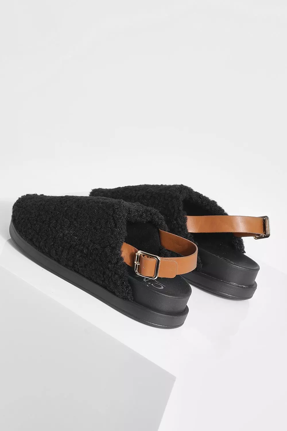 Black Borg Closed Toe Slingback Clogs alternative image