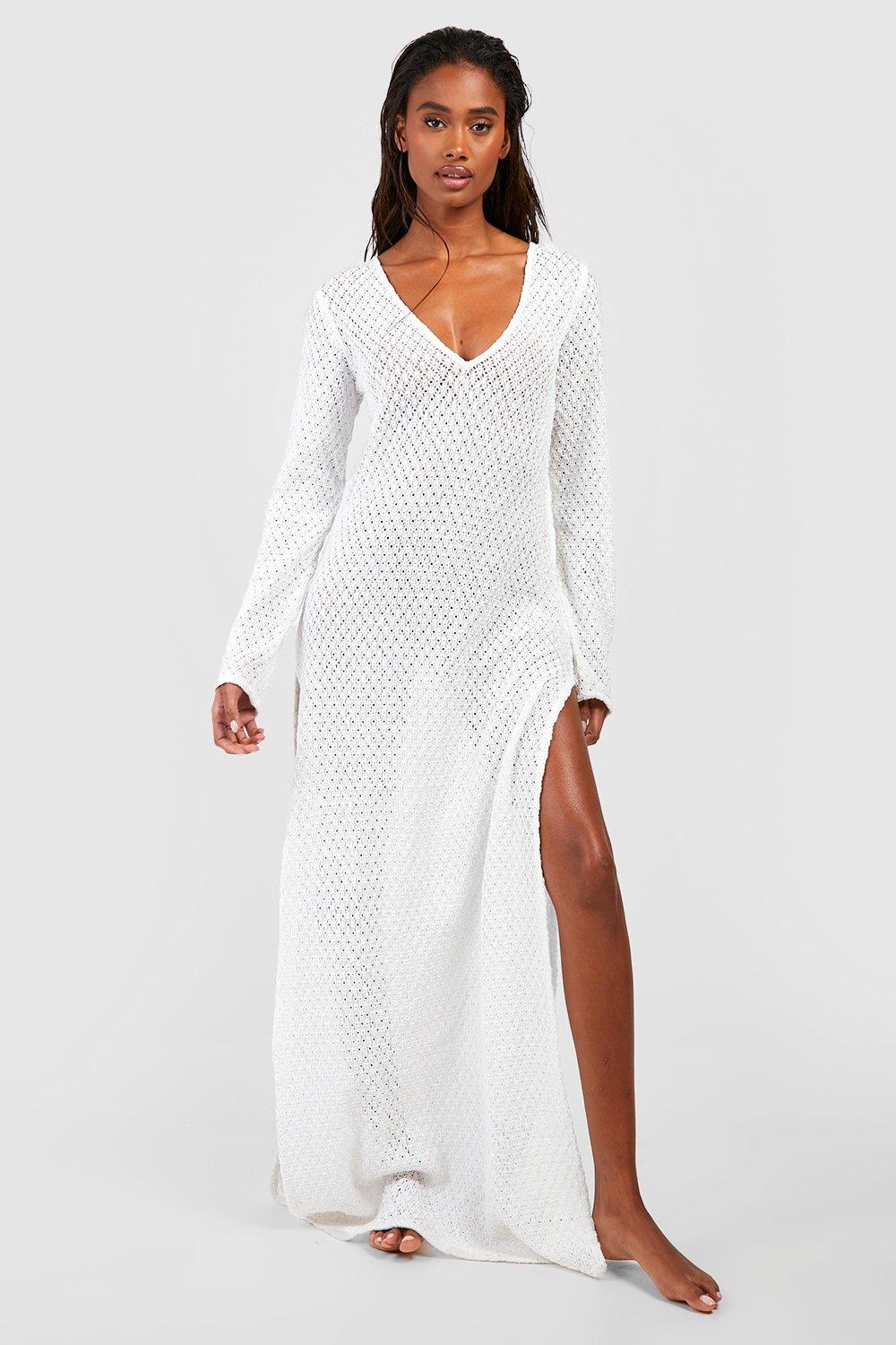 Boohoo white outlet dress