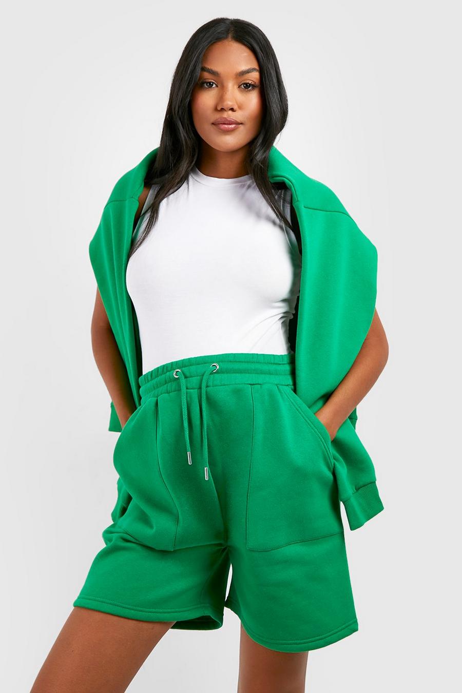 Pantaloncini in felpa Premaman Basic, Green image number 1