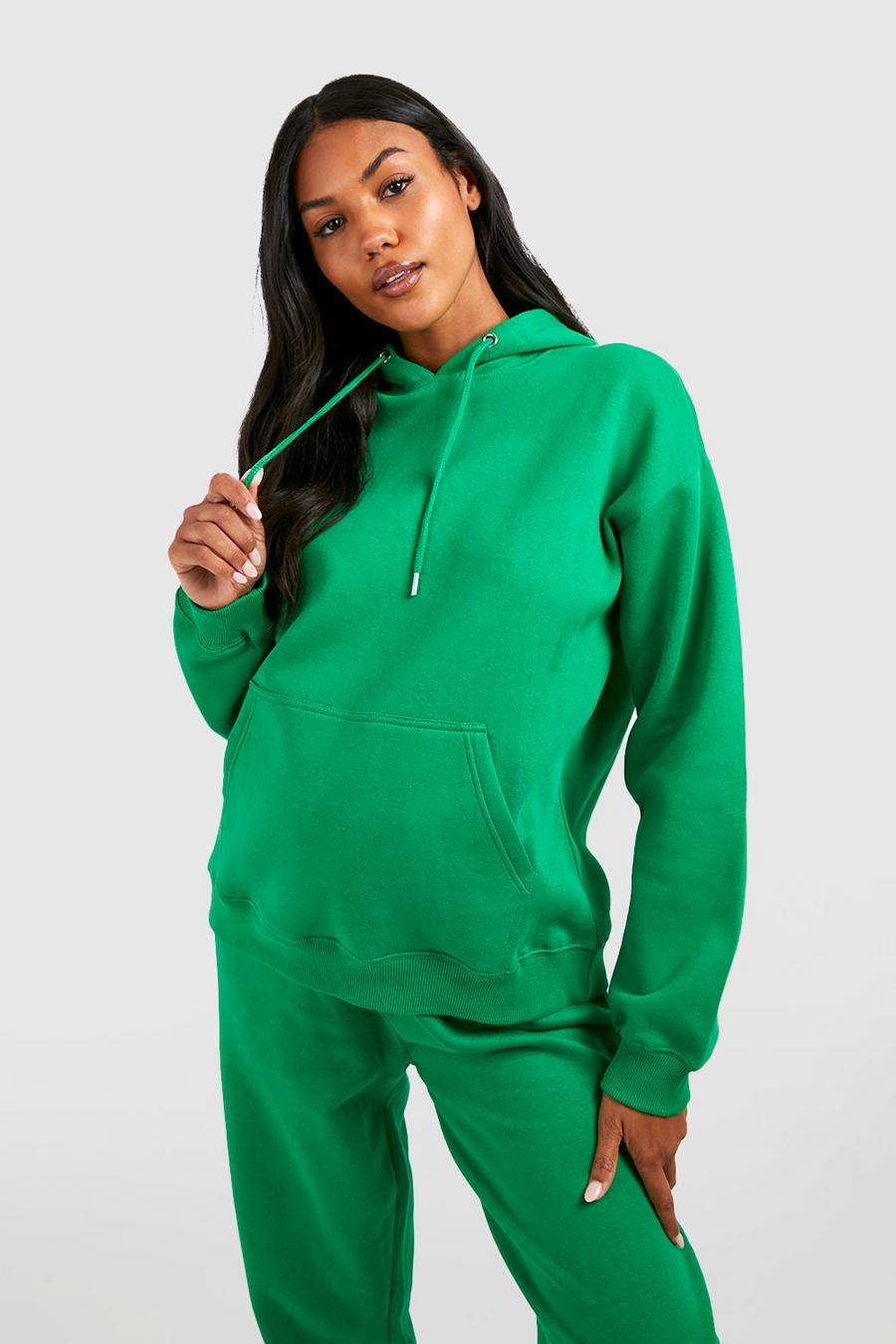 Maternity Basic Hoodie, Green image number 1