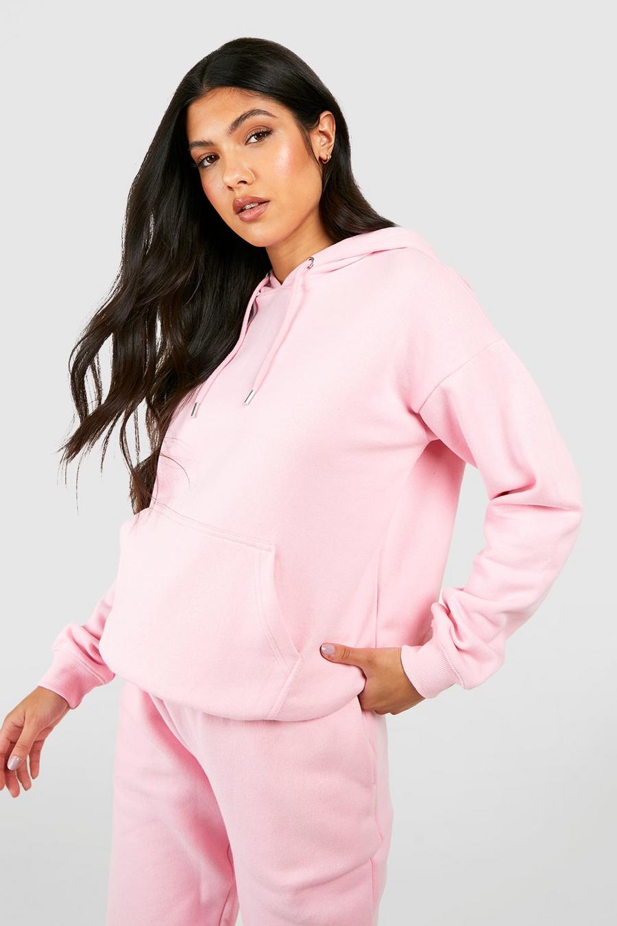 Pale pink Maternity Basic Hoodie image number 1