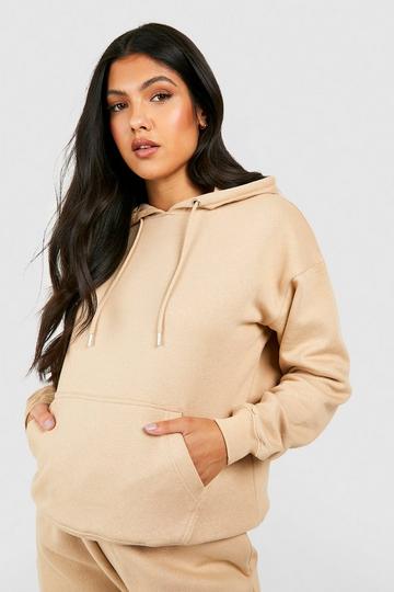 Maternity Basic Hoodie stone