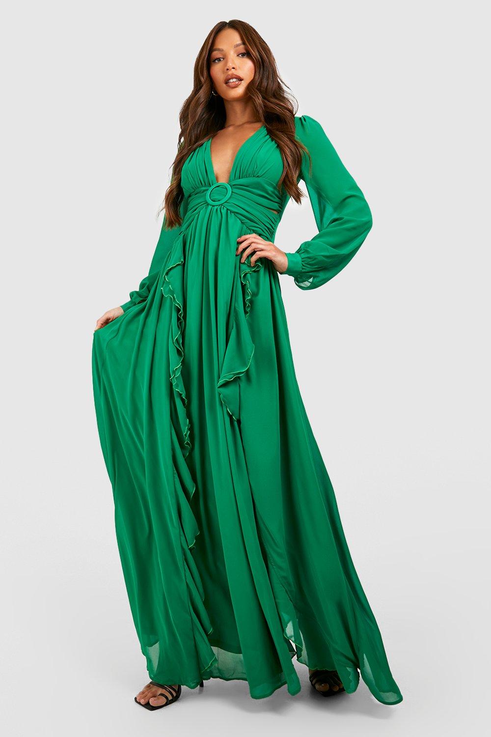 Boohoo tall cheap maxi dress