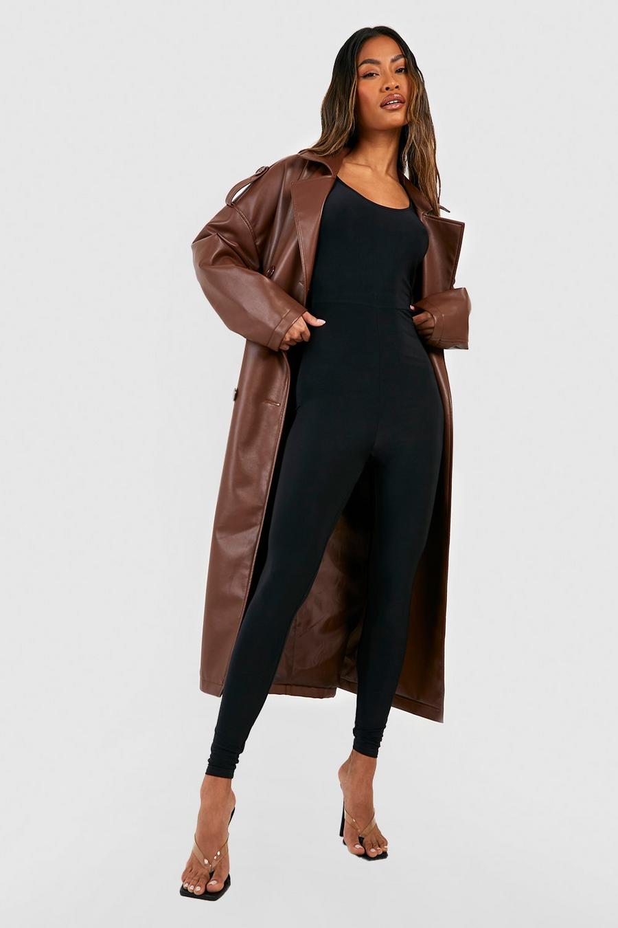 Black Premium Glansig jumpsuit