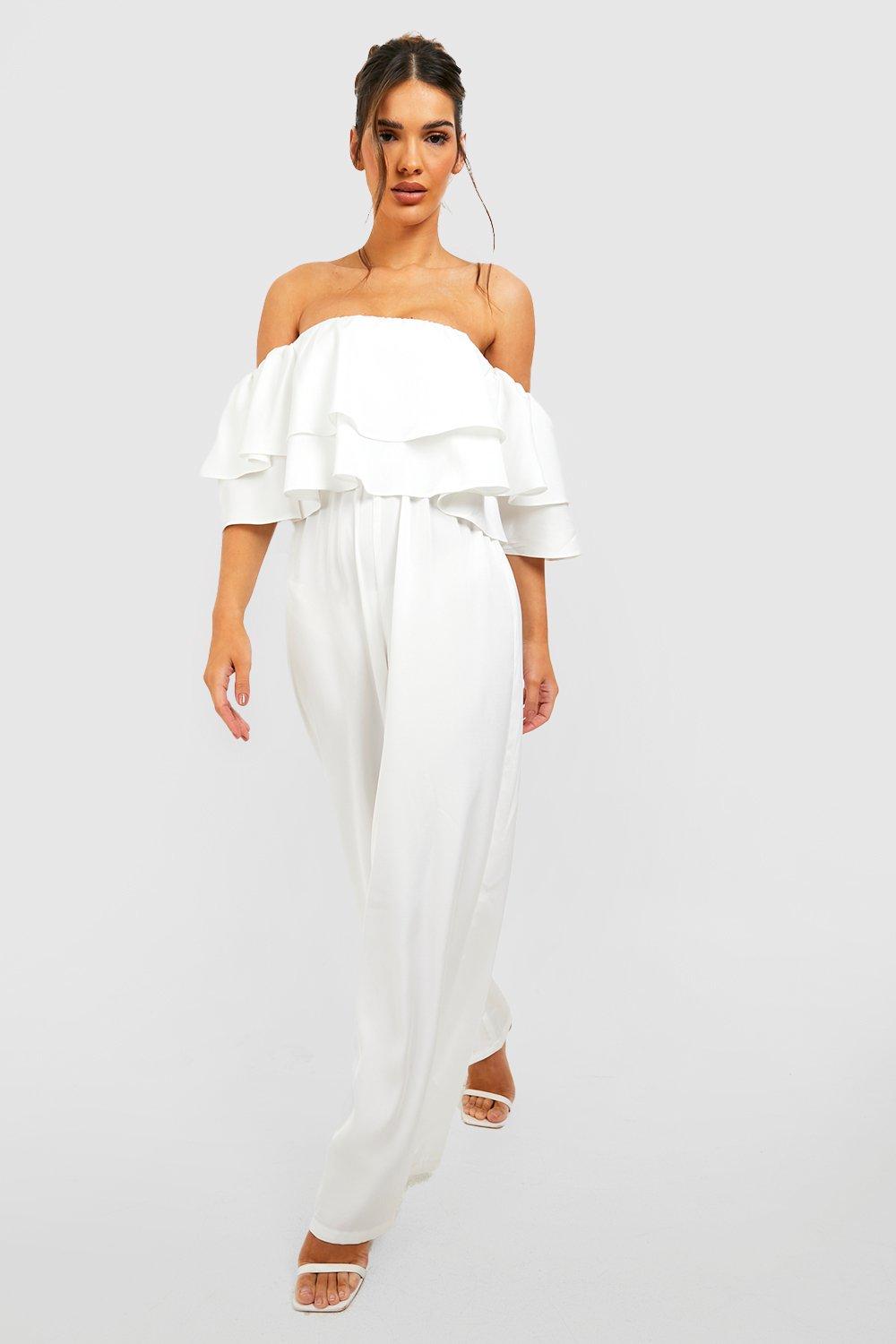 Bardot best sale jumpsuit white