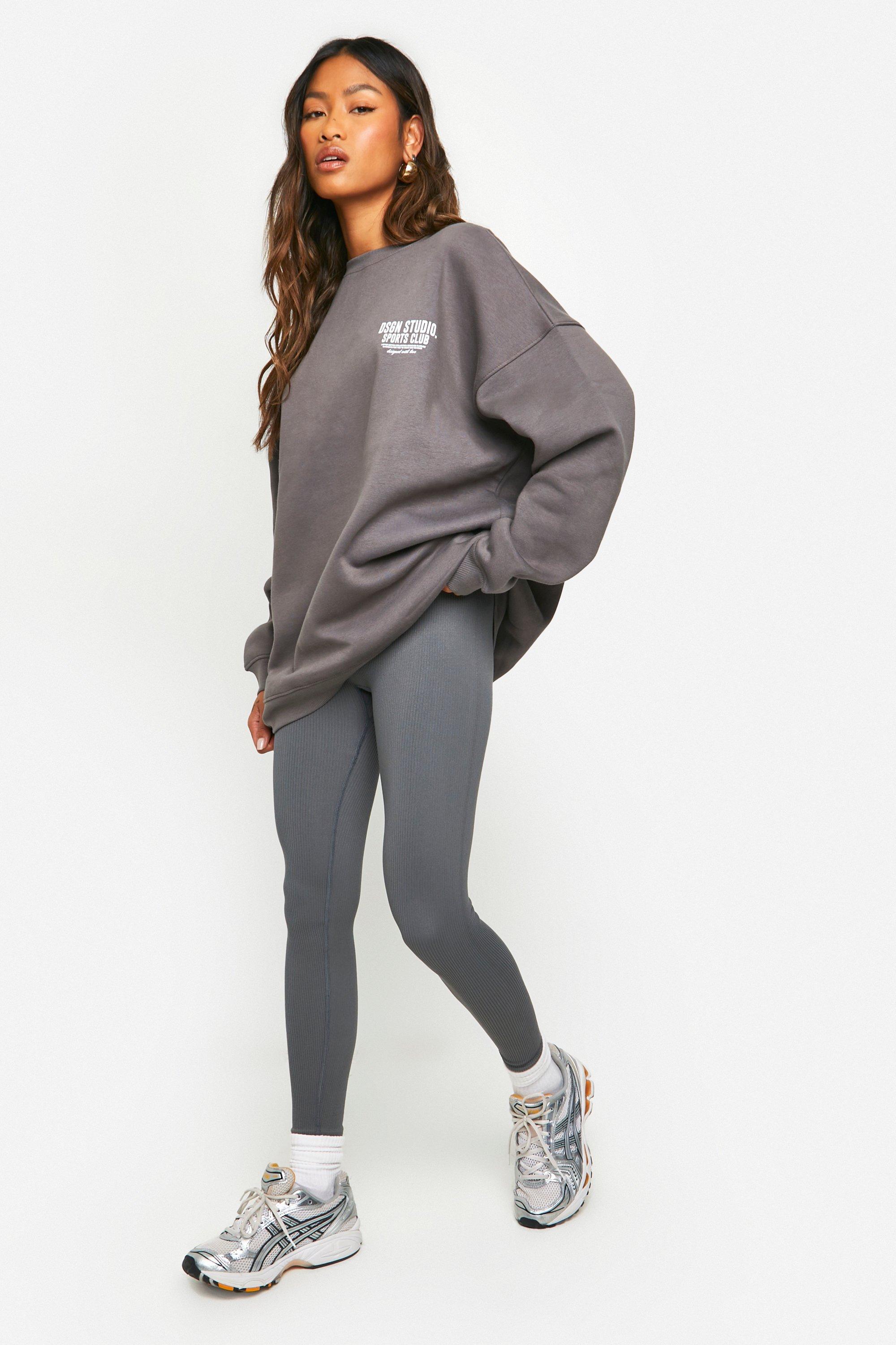 Charcoal Dsgn Studio Wide Leg Jogger