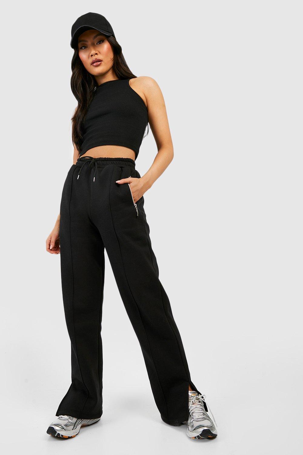 Pantalon deportivo ancho mujer hot sale