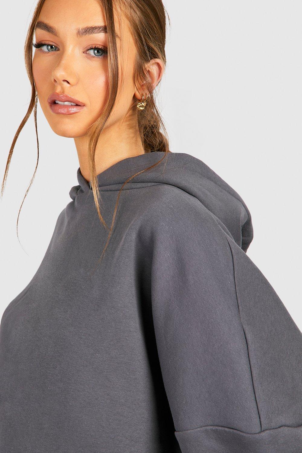 Boohoo cheap grey hoodie