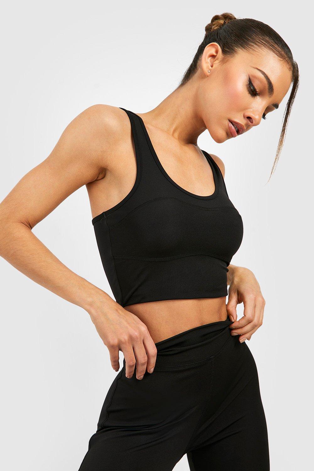 Seam Detail Gym Sports Bra