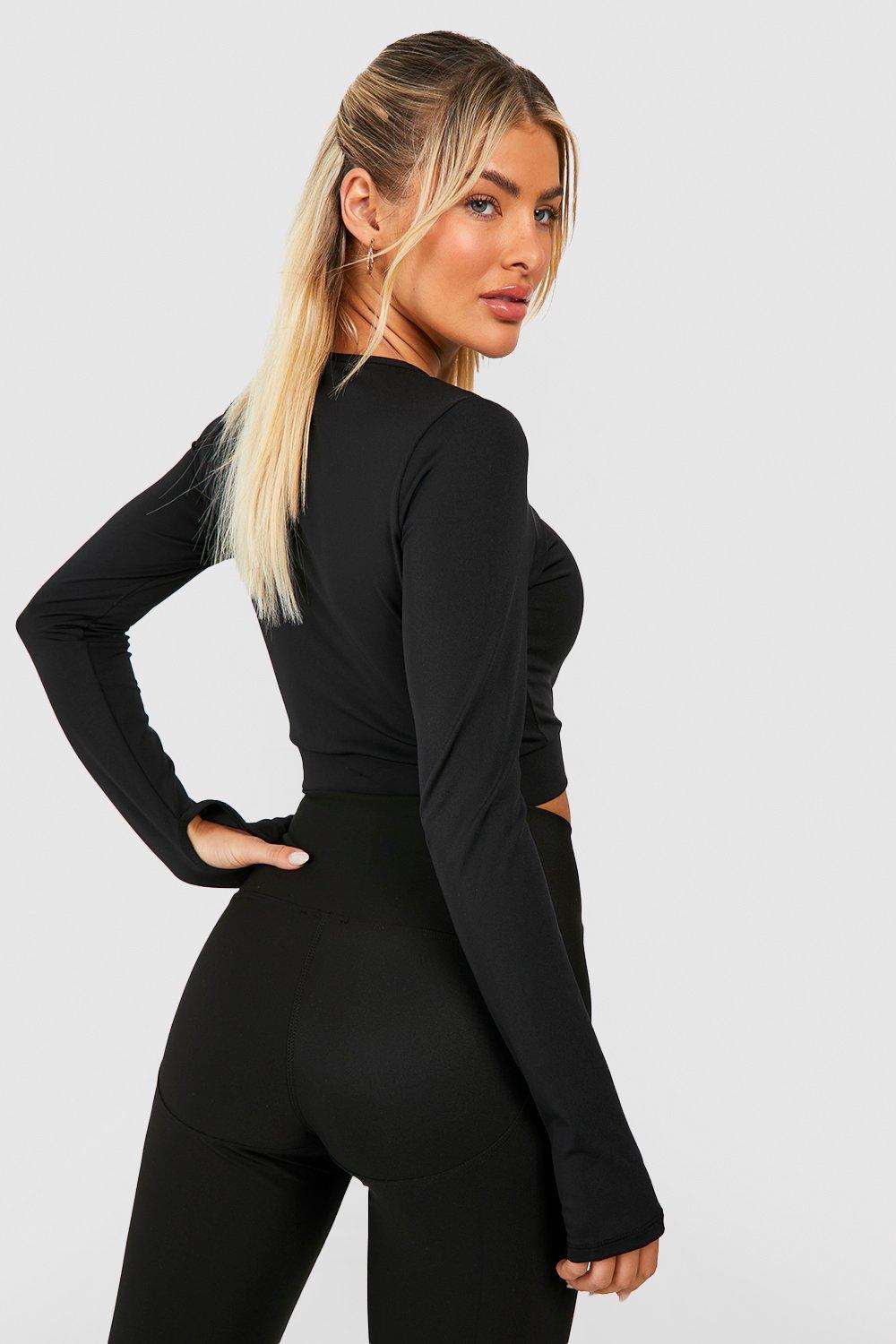 Cut out hot sale gym top