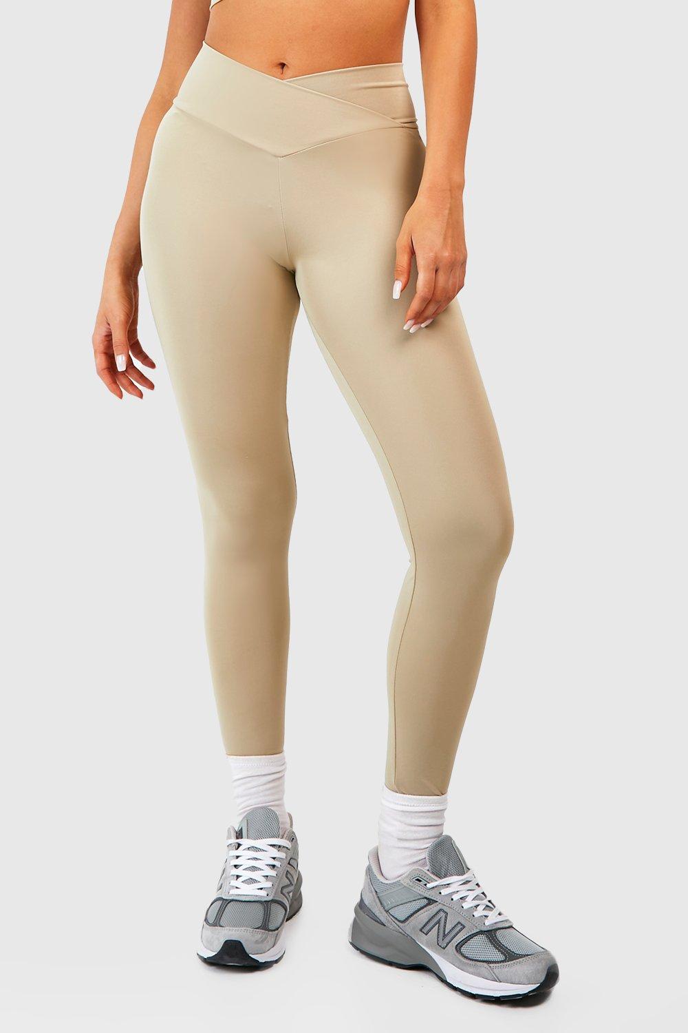 Beige 2024 workout leggings