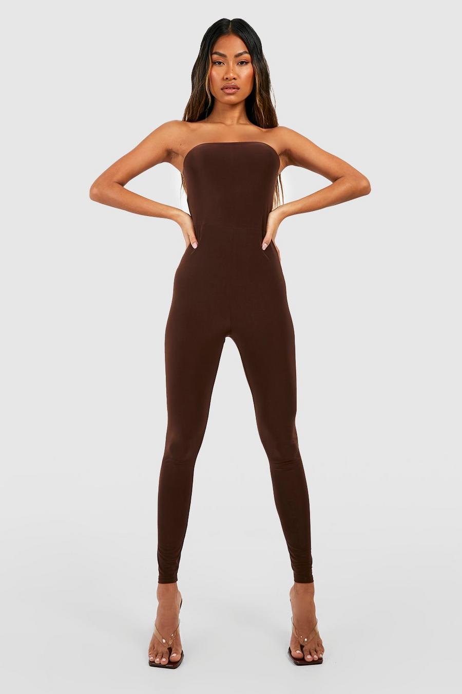 Premium Jumpsuit, Chocolate image number 1